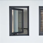 Termal uzilishli krank bilan ishlaydigan derazalar